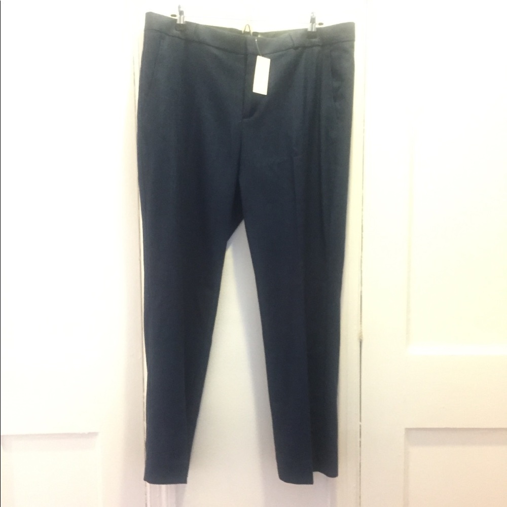 NWT Banana Republic Ryan fit Navy wool pants 16